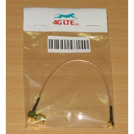 Cable Assembly Right angle SMA male to Right Angle MMCX male