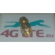 SMA macho a RP-SMA adaptador macho conector de RF 