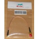 Coaxial Cable RG178, RP SMA Female to Right angle MCX Male, 15cm