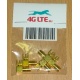 Paquete de 5 x RF conector SMA R / hembra para PCB-2