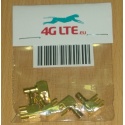 Paquete de 5 x R SMB / A macho para PCB