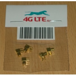 5xRF Conector MMCX la madre doblada