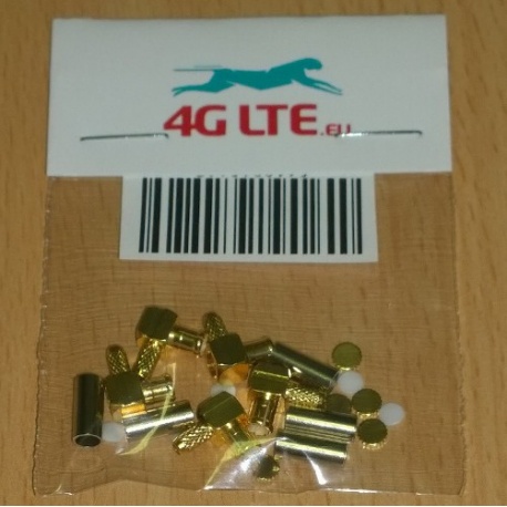 5xConectador del RF MCX_male_ra_cable