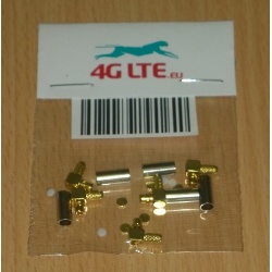 SISTEMA de conectador del RF x 5 MMCX_male_rf_cable