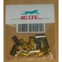 Un conjunto de 5 x RF conector SMA macho cable