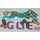 Un conjunto de 5 x RF conector SMA macho cable