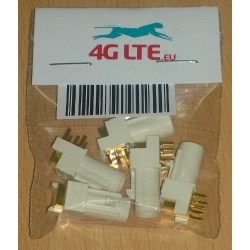 Un conjunto de 5 x RF conector FAKRA-B-PCB