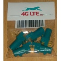 Confezione da 5 x RF connettore FAKRA-Z-PCB