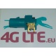 Confezione da 5 x RF connettore FAKRA-Z-PCB