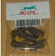 Un conjunto de 5 x RF conector FAKRA-F-PCB - negro