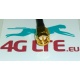3G magnético móvil antena SMA macho