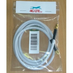 1m - SMA macho a SMA hembra RG58 - blanco