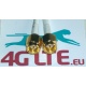 4G LTE double, de forme carrée, Antenne 7dBi avec 2 x SMA fin