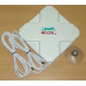 4G LTE dual, cross shape Antenne 7dBi mit 2 x SMA-Ende