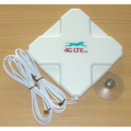 4G LTE dual, cross forma Antenna 7dBi con fine di CRC-9 (TS-5) x 2