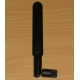 4G LTE Plastic SMA Male antenna with Gain: 7dBi - Black