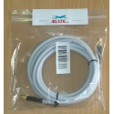 2m - SMA mâle SMA femelle RG58 - blanc