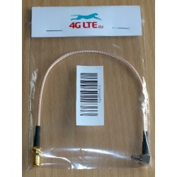 RP-SMA hembra a macho Angulo de derecho TS-9 - Cable Coaxial RG316