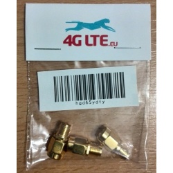 Un conjunto de 3 x SMA macho a RP SMA hembra adaptador