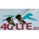 Alta calidad 3G / 4G LTE 49dBi antena - 2 x final TS-5 (CRC-9)