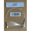 Cable Assembly TNC Male to SMA Male-gold cable