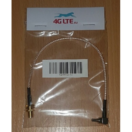 RG316 SMA HEMBRA CRC9 ÁNGULO MACHO cable RF Coaxial
