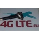 RG316 SMA HEMBRA CRC9 ÁNGULO MACHO cable RF Coaxial