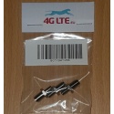 Un ensemble de 3 x SMA femelle vers connecteur mâle TS-9, adaptateur