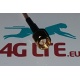 RG316 SMA FEMMINA a CRC9 ANGOLO MASCHIO cavo coassiale RF