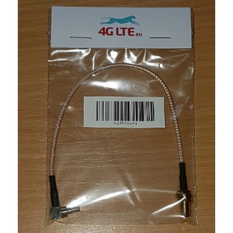 Zopf verlustarm RG316 20cm Kabel SMA Buchse (male Pin) zu CRC