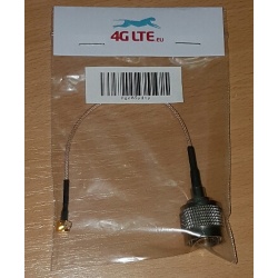 Cable de montaje N tipo MCX macho escuadra oro