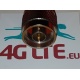 Cable Assembly N Type to MCX Male Right Angle gold