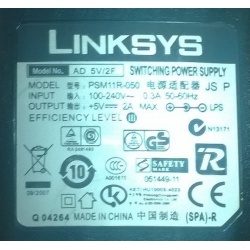 Original LinkSys Power Supply for PAP2T, SPAx