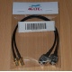 A pair of RP TNC Male to RP SMA Female Cable Assembly Connector
