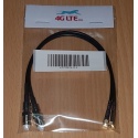 Un par de MCX macho a FME hembra cableados