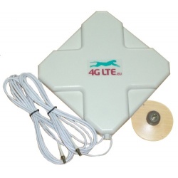 4G LTE dual, cross shape Antenne 7dBi mit 2 x TS-9-Ende