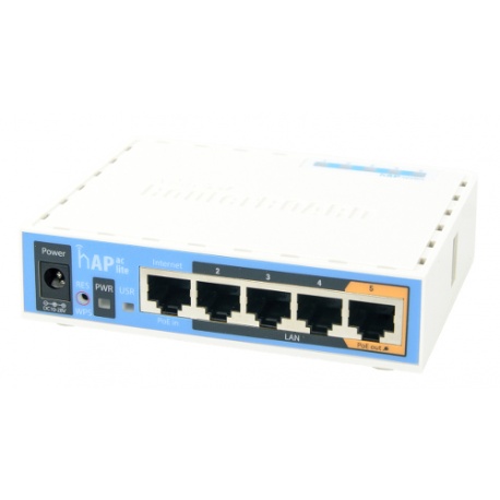 MikroTik RouterBoard hAP avec le royaume-UNI bloc d'alimentation RouterOS L4