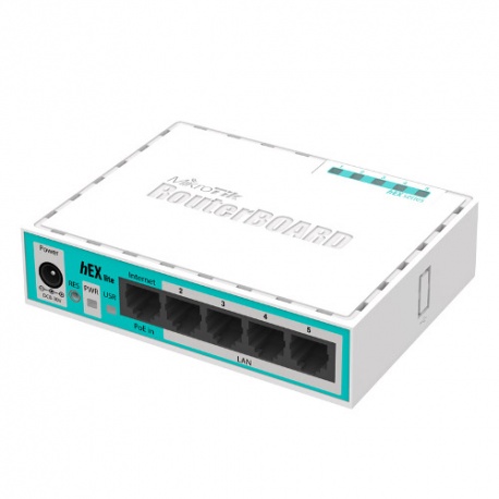 MikroTik RouterBoard hEX lite with UK PSU
