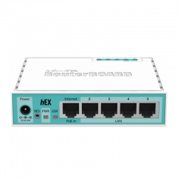 MikroTik RouterBoard hEX RB750Gr3 with UK PSU
