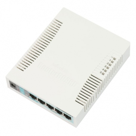 MikroTik RouterBoard 260GS 5 ports Gigabit + SFP Switch administrable avec le royaume-UNI d'Alimentation