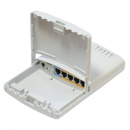 MikroTik RouterBoard PowerBOX RB750P-PBr2 (RouterOS Level 4) mit Outdoor-Gehäuse