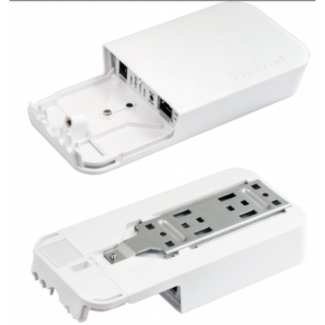MikroTik RouterBoard wAP mit weißem Gehäuse