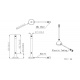 OEM-3G/4G-LTE-Indoor Magnetische Antenne mit 1,5 m Kabel