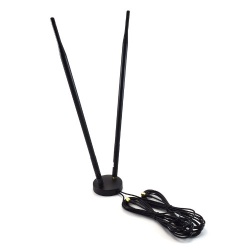 OEM 3G/4G LTE 9dBi Indoor Dual Omni Antenna SMA Male 3m