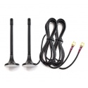 A pair of 4G LTE Indoor Antenna with 1.5m SMA cable