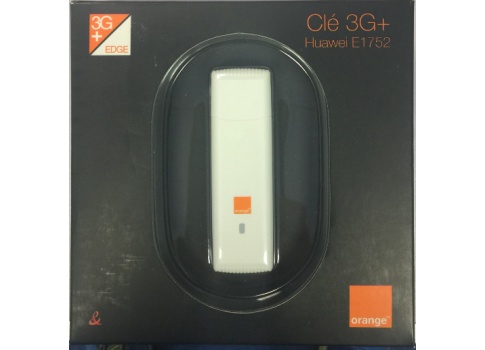 HUAWEI E1752 3G USB Modem Orange logo white