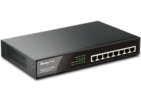 DrayTek VigorSwitch P1092 8 Ports PoE+ Switch Gigabit