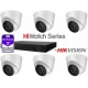 HiWatch 2TB NVR 6 X Turret Kit