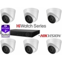 HiWatch 2 TB NVR de 6 X Torreta Kit