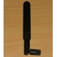 4G LTE di Plastica Maschio di SMA antenna con Guadagno 7dBi - Nero